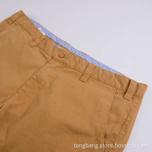 Men's Latest Design Twill Cotton Khaki Pants